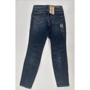 NEW Polo Ralph Lauren Tompkins Skinny Jeans Womens 26 Blue Mid Rise Dark Denim